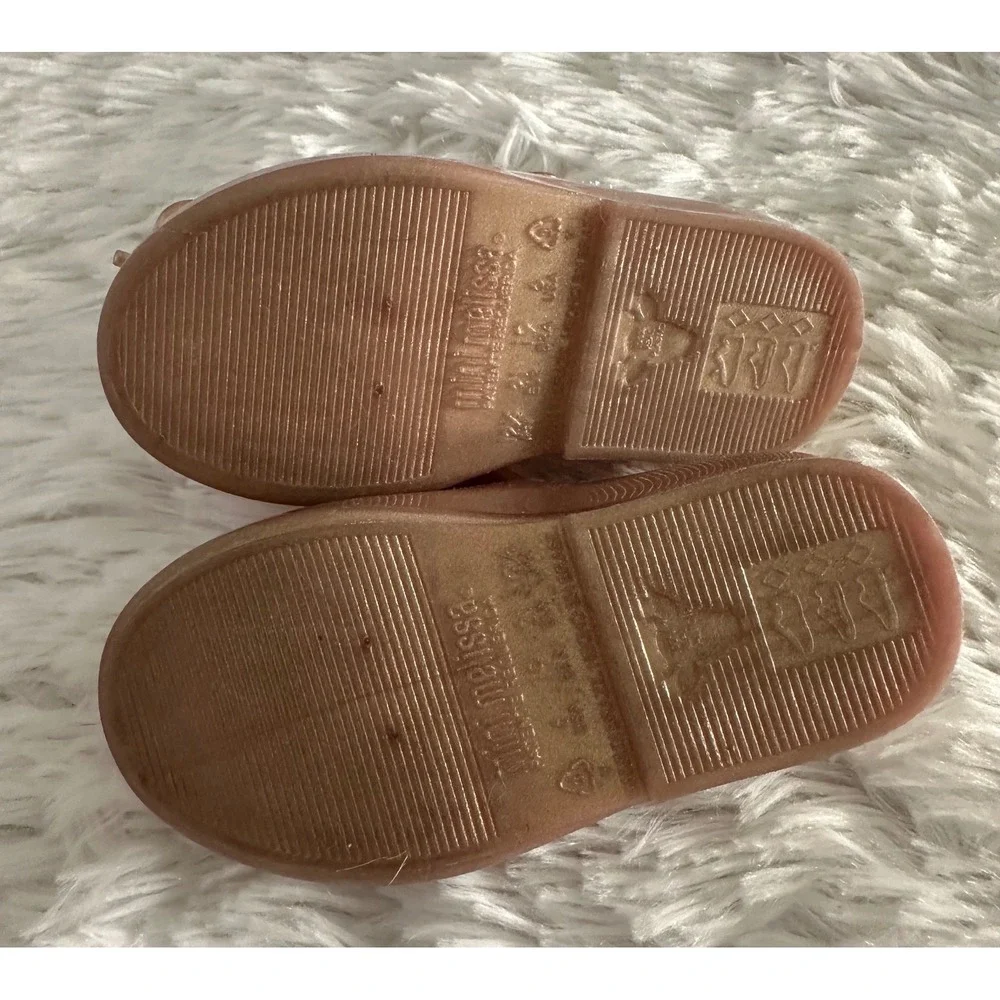 Mini Melissa Sweet Love Mary Jane Shoes sz 6 - Picture 4 of 5